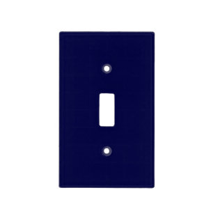 Solid Navy Blue Light Switch Cover