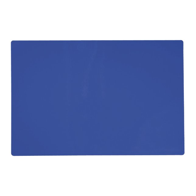 Solid navy blue placemat (Front)