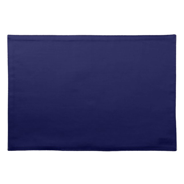 Solid Navy Blue Placemat (Front)