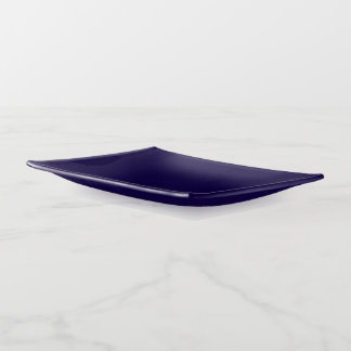 Solid Navy Blue Trinket Tray