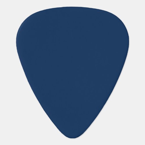 Solid navy indigo blue guitar pick