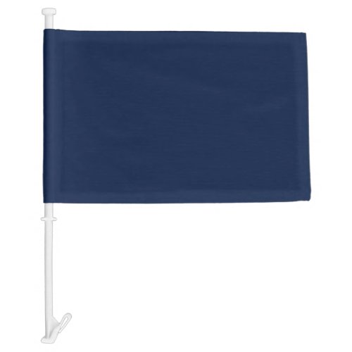 Solid navy night blue car flag