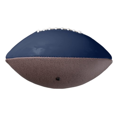 Solid navy night blue football