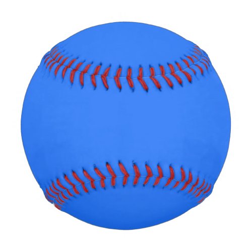 Solid neon blue baseball