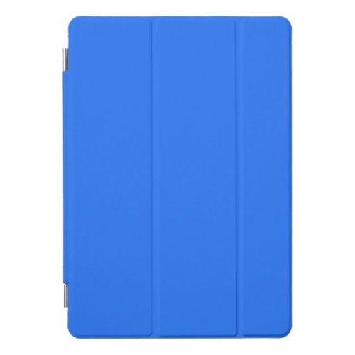 Solid neon blue iPad pro cover
