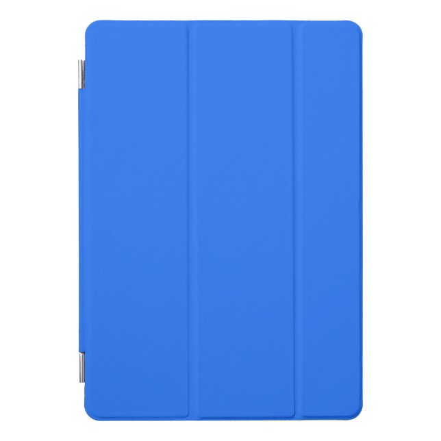 Solid neon blue iPad pro cover (Front)