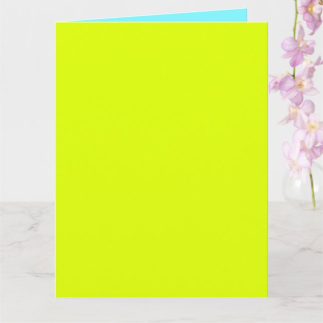 solid neon colors card (Orchid)
