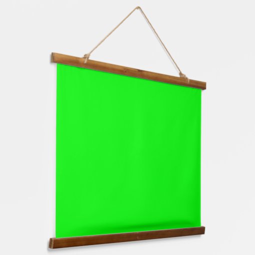 Solid neon green screen chroma key background hanging tapestry Zazzle