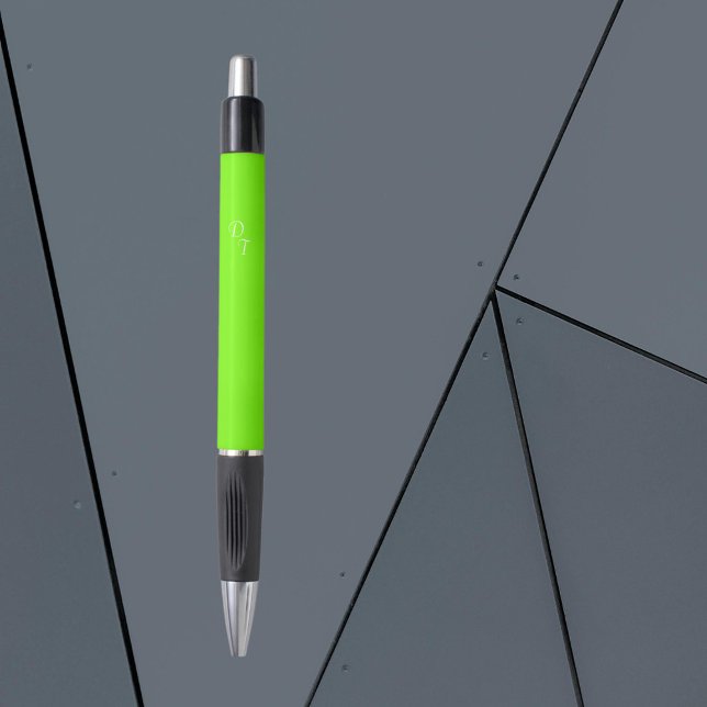 solid  neon  green  - your monograms   pen (Creator Uploaded)
