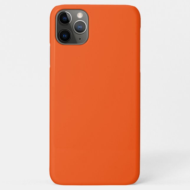Solid neon orange Case-Mate iPhone case (Back)