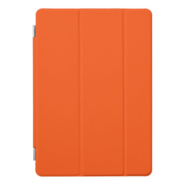 Solid neon orange iPad pro cover (Front)
