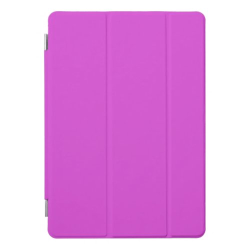 Solid neon pinkish purple fuchsia magenta iPad pro cover
