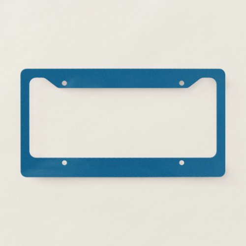 Solid ocean dark blue navy license plate frame