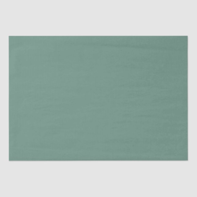 Solid Ocean Teal Tissue Paper (Front)