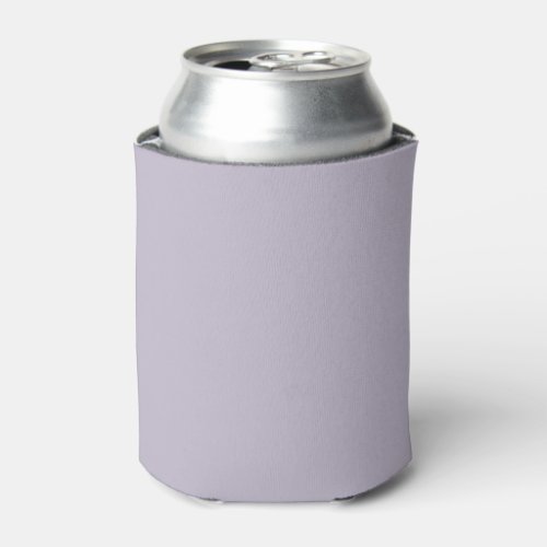 Solid old lavender dusty purple can cooler