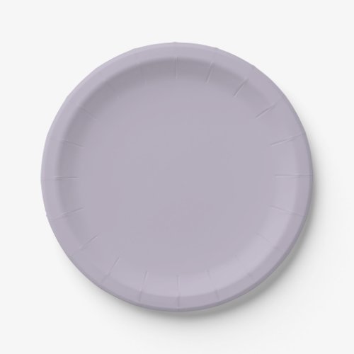 Solid old lavender dusty purple paper plates