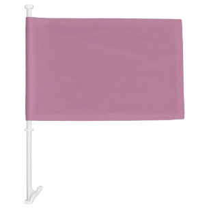 Solid opera mauve puce car flag