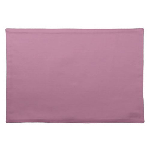 Solid opera mauve puce cloth placemat