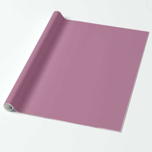 Solid opera mauve puce wrapping paper