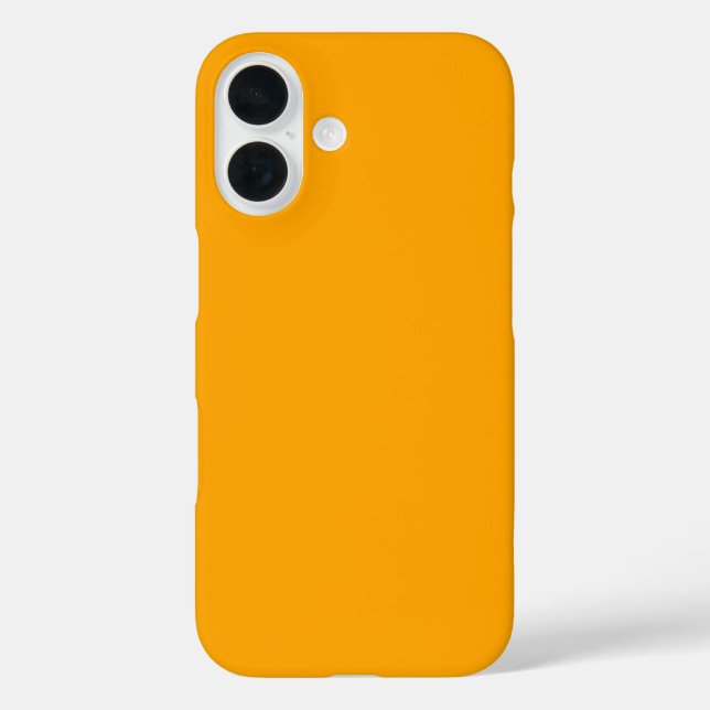 Solid Orange Color Case-Mate iPhone Case (Back)