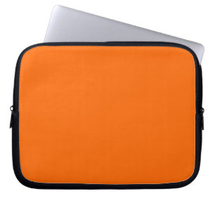 Solid Orange Laptop Sleeve
