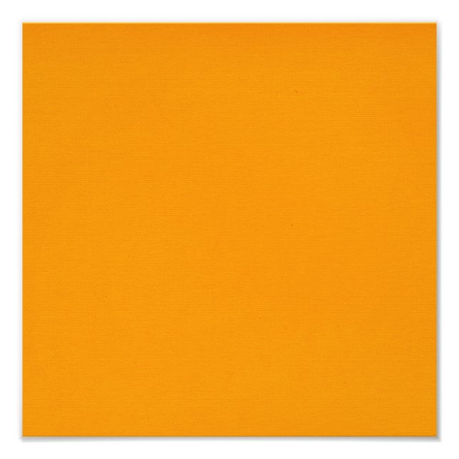 solid-orange SOLID ORANGE BRIGHT SUMMER CANTELOPE Photo Print (Front)