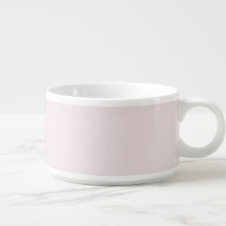 Solid Pale Blush Pink Chili Bowl