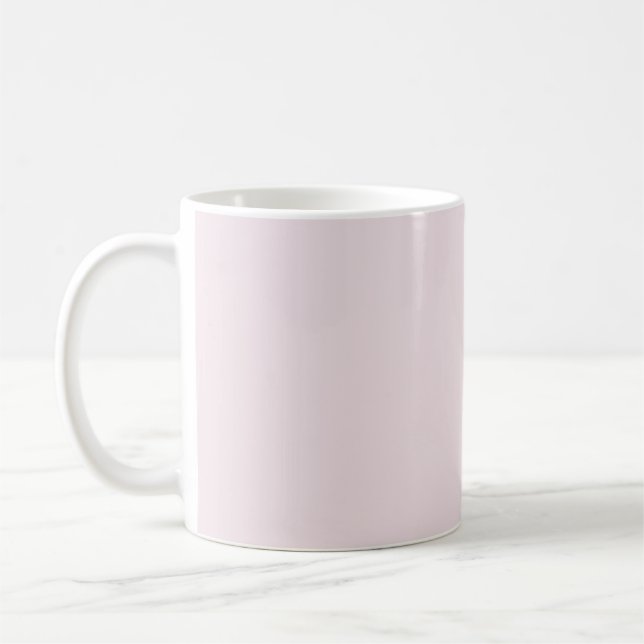 Solid Pale Blush Pink Mug (Left)