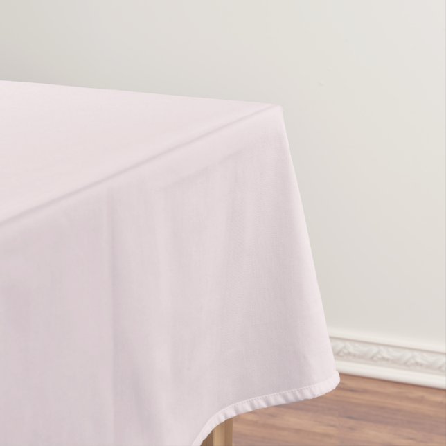 Solid Pale Blush Pink Tablecloth (In Situ)