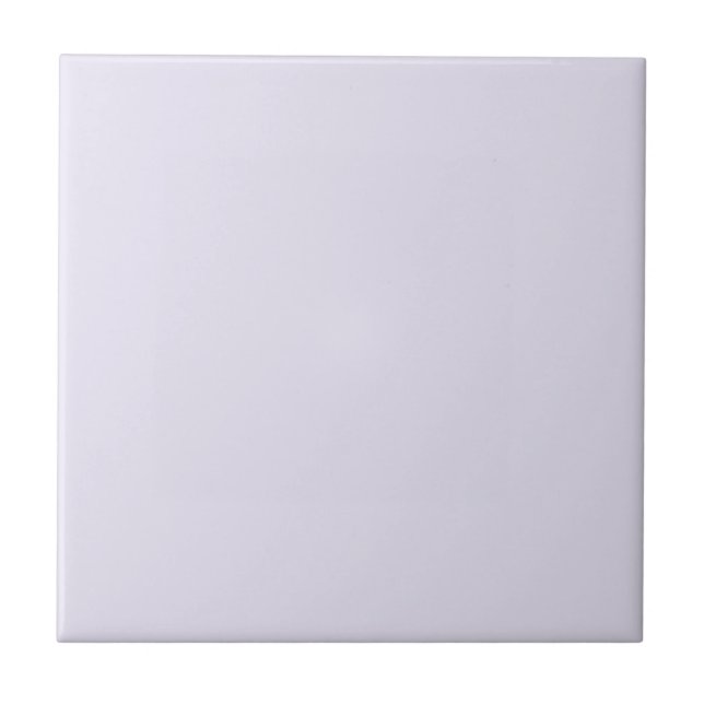 Solid Pale Lavender Purple Tile (Front)
