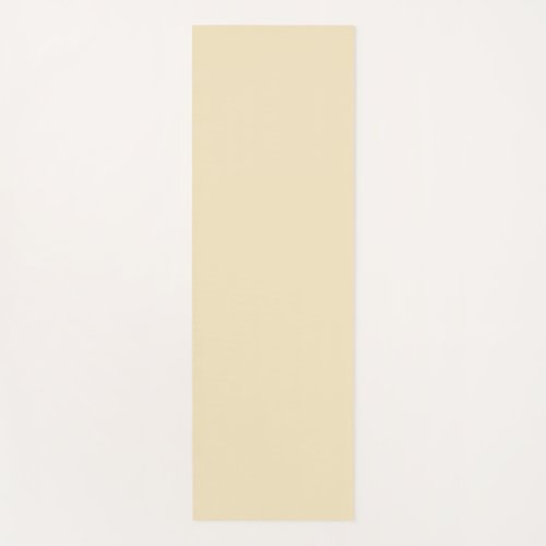 Solid Pale Moon Yellow  Yoga Mat