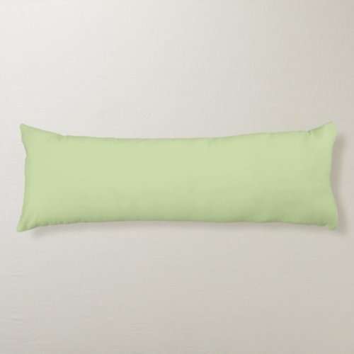 Solid Pale Moss Green by Premium Collections Body Pillow