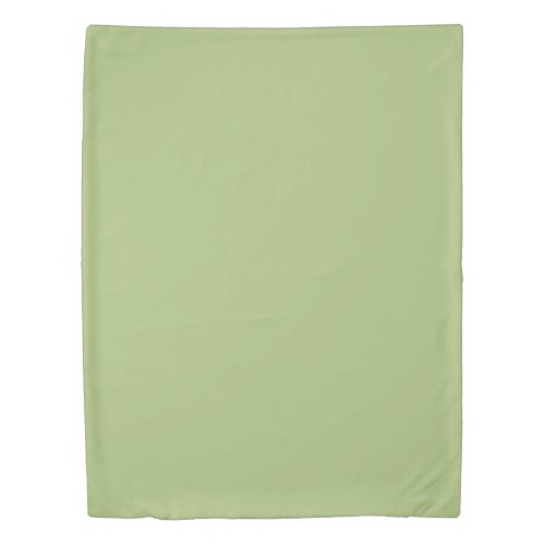 Solid Pale Pistachio Green Premium Collections Duvet Cover