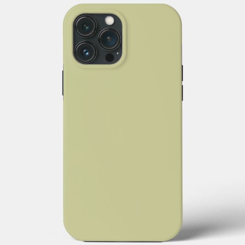Solid Pale Yellow Green by Premium Collections iPhone 13 Pro Max Case