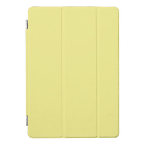 Solid pale yellow iPad pro cover