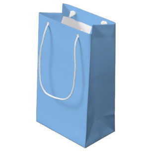 Solid Pastel Blue Classic Baby Shower Boy Small Gift Bag