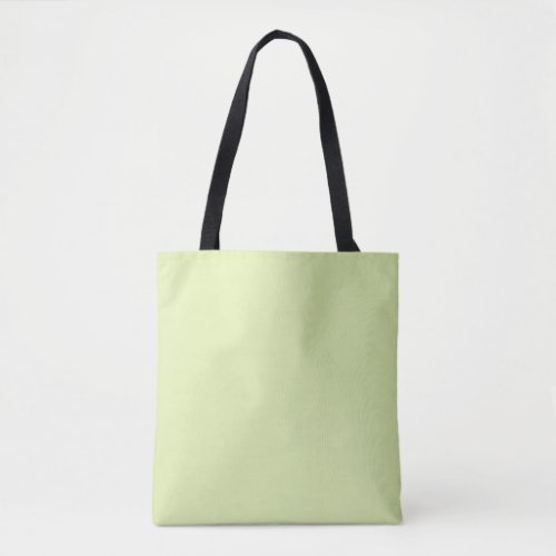 Solid Pastel Lime Green by Premium Collections Tote Bag