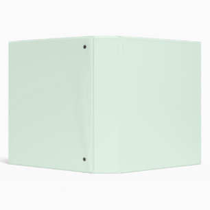 Solid Pastel Mint 3 Ring Binder