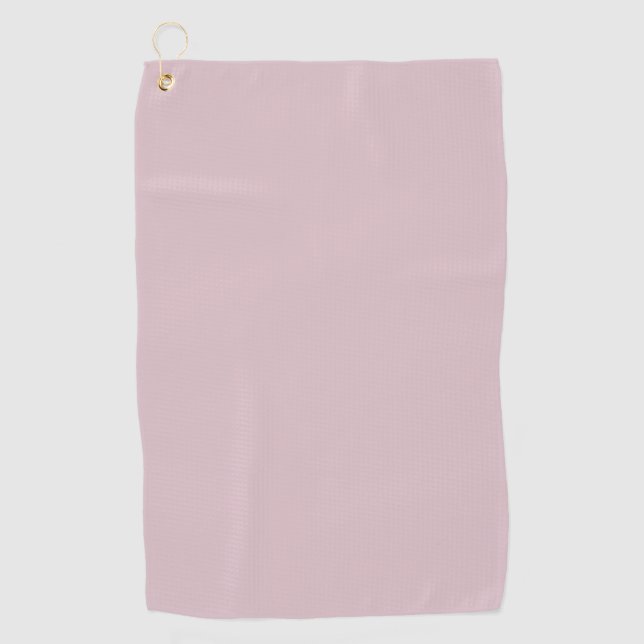 Solid Pastel Pink  Golf Towel (Front)