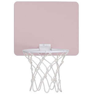 Solid Pastel Pink Mini Basketball Hoop