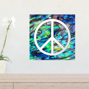 Solid Peace Sign - Black