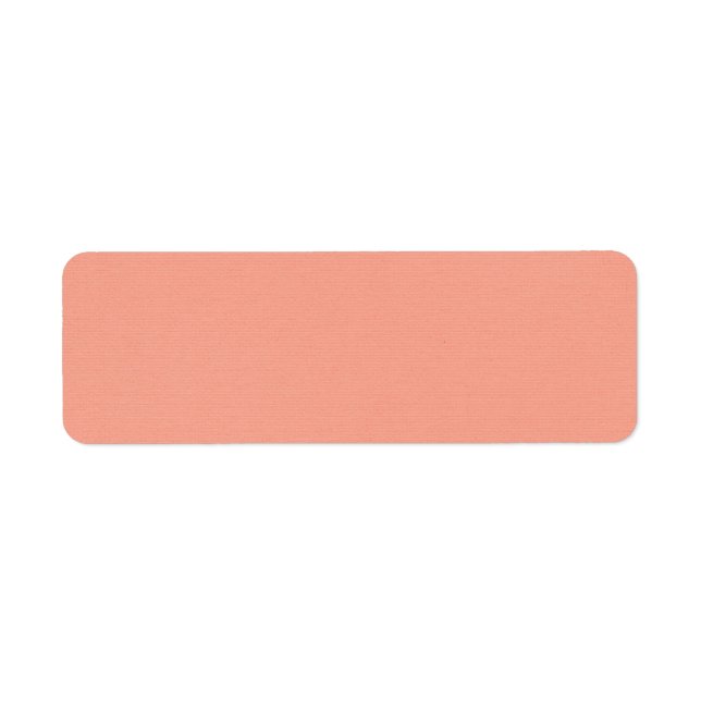 solid-peach2 SOLID LIGHT PEACH ORANGE BACKGROUND T Label (Front)