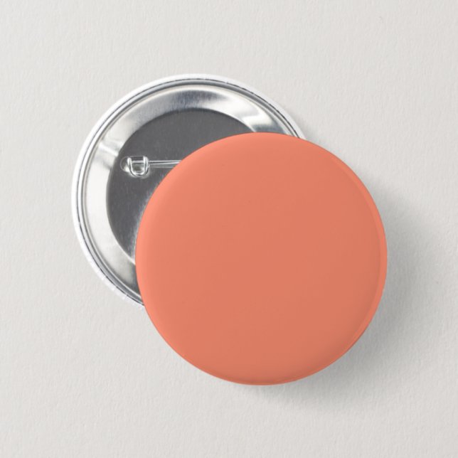 Solid peach button (Front & Back)