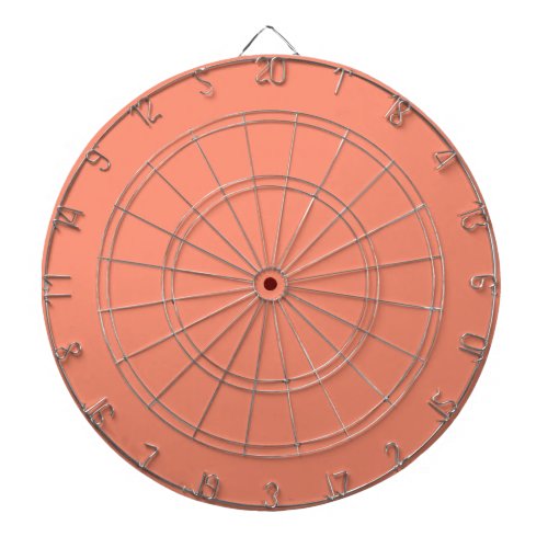 Solid peach dart board