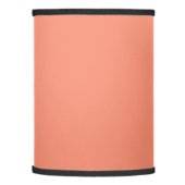 Solid peach lamp shade (Left)