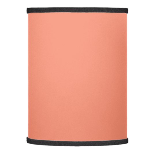 Solid peach lamp shade (Left)