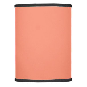 Solid peach lamp shade