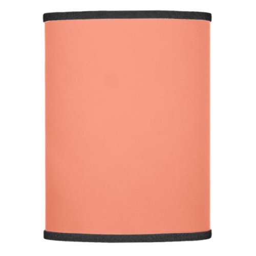 Solid peach lamp shade