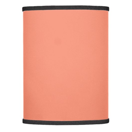 Solid peach lamp shade (Front)