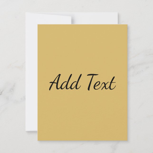 Solid Peach Note Card (Front)
